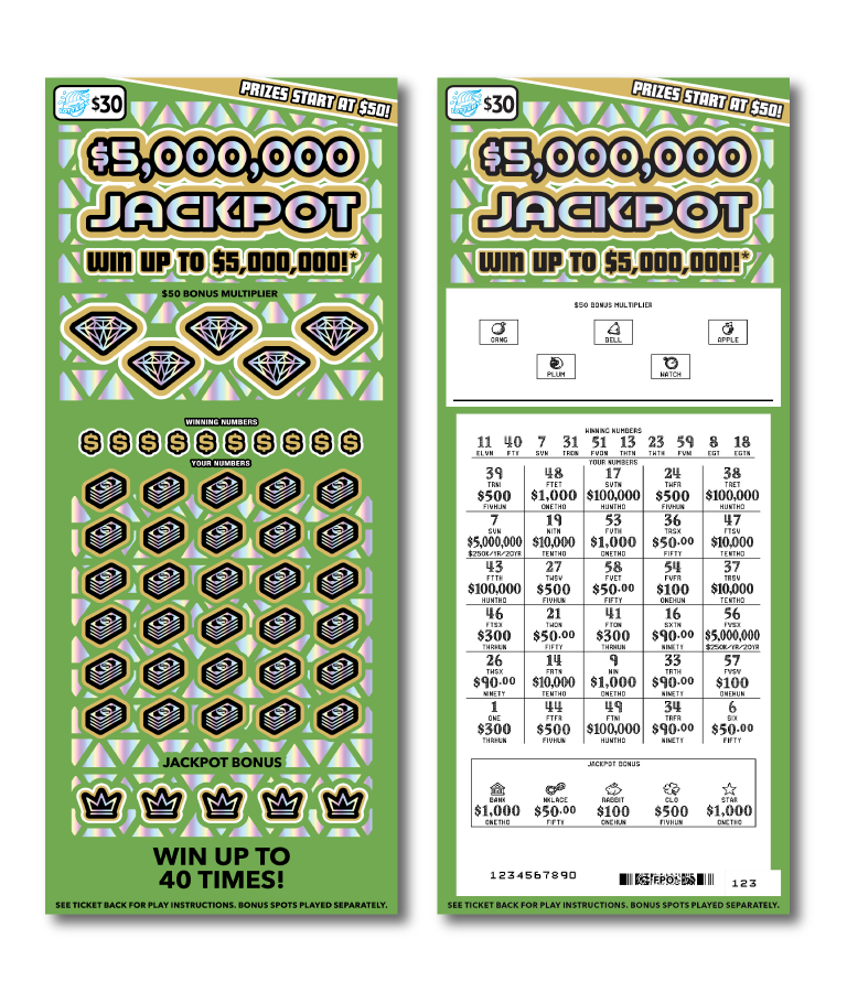 50k Bingo Doubler Instant Ticket Game