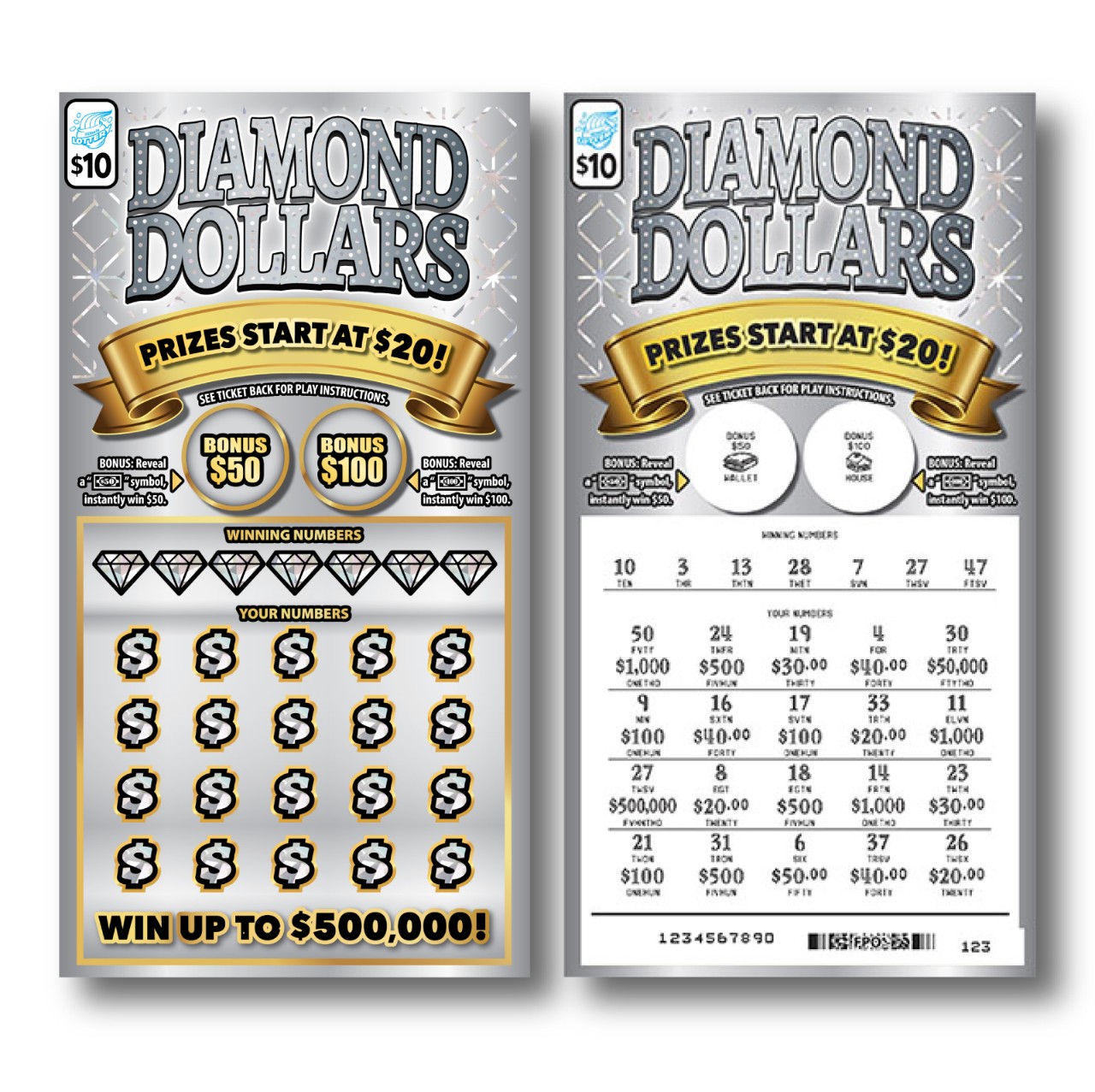 50k Bingo Doubler Instant Ticket Game
