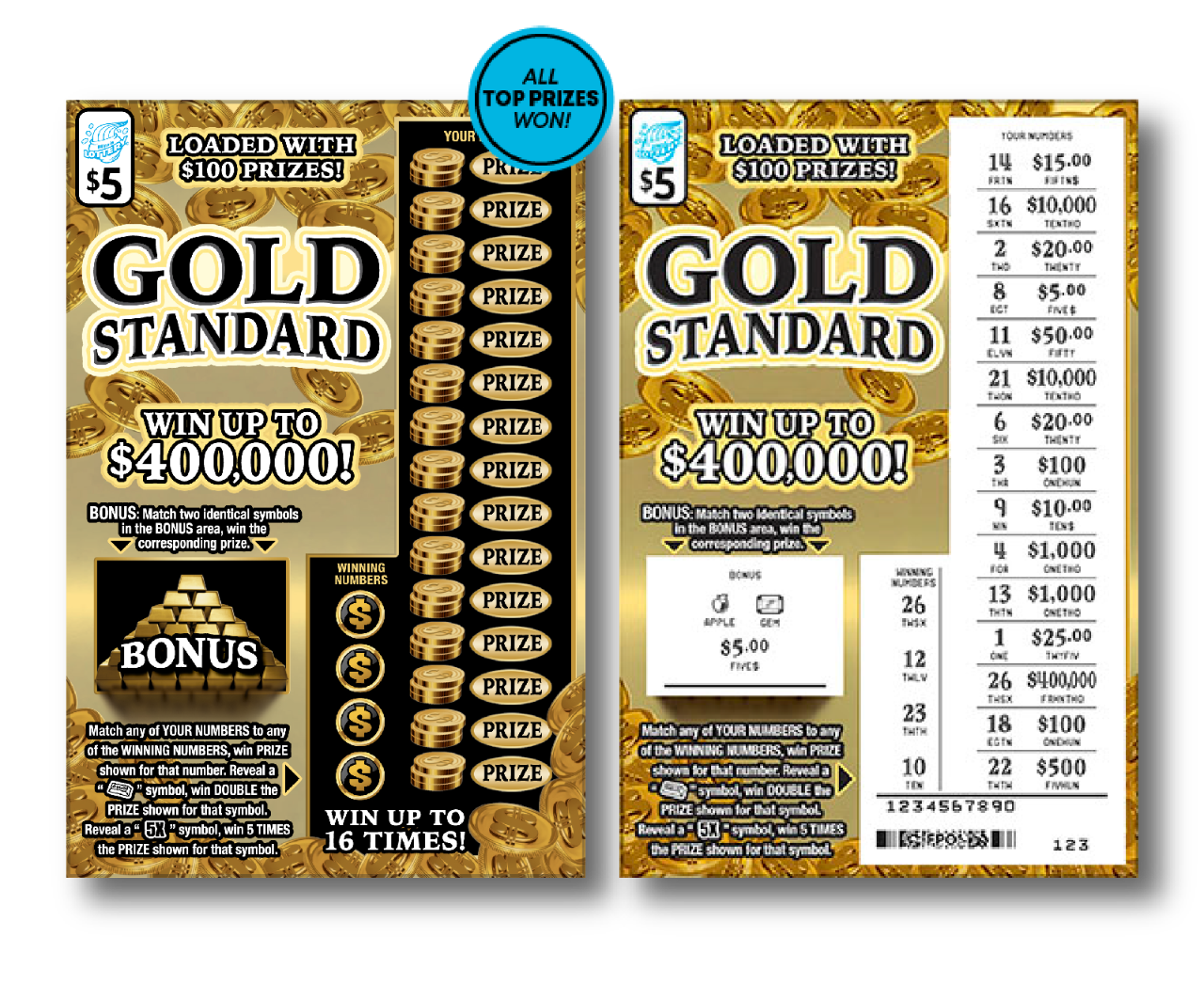 50k Bingo Doubler Instant Ticket Game