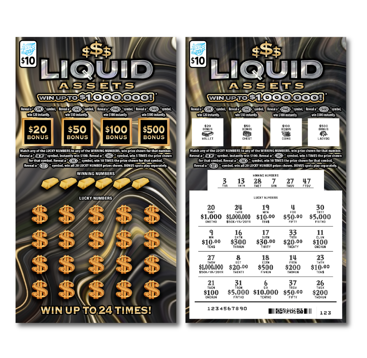 50k Bingo Doubler Instant Ticket Game